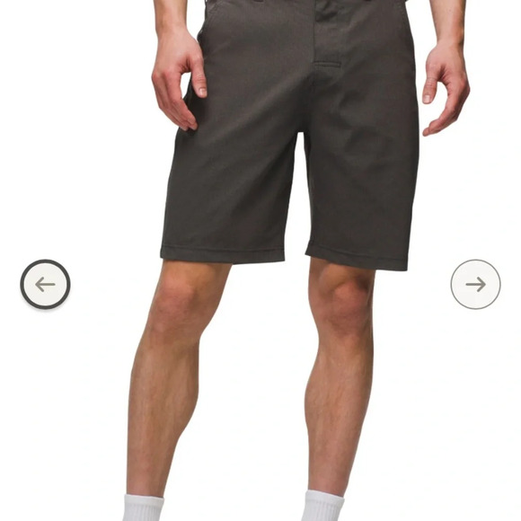 PrAna‎ Iron Hybridizer 10" Shorts with Pockets Zip Button Closure Size 40X10L - Picture 2 of 13